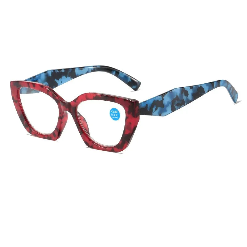 Retro Reading Glasses Butterfly Shaped Anti Blue Light Design Glasses Women Fashion Spring Eyeglasses Legs Reading Glass