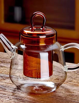 750ml Heat-Resistant High Borosilicate Glass Teapot With Tea Infuser Afternoon Tea Boiling Puer Flower Tea Pot Teaset Teaware