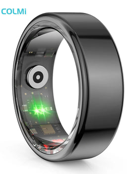R02 Smart Ring Military Grade Titanium Steel Shell Health Monitoring IP68 & 3ATM Waterproof Multi-sport Modes