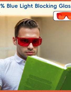 blue light blocking orange-red Lens goggle Glasses 100% Green light Blocking Fashions style Men Women Computer Reading goggle
