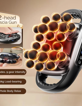 22-Head Fascia High-Frequency Vibration Body Massage Back and Waist Massager Neck Shoulder Massager Muscle masajeador