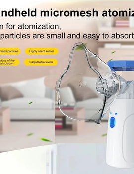 Handheld Portable Autoclean Inhale Nebulizer Mesh Atomizer Silent Inhaler Nebuliser Inhalator for Adult Nebulizador