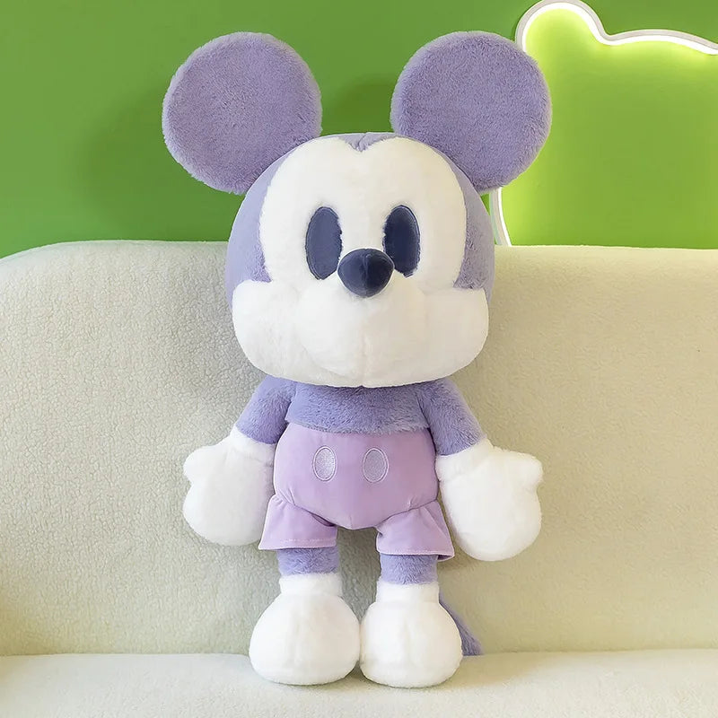 Kawaii Mickey Minnie Plush Toy Couple Doll Stuffed Dolls Animal Kids Birthday Gift for Girls Soft Cuddly Pillow Pal Wholesale