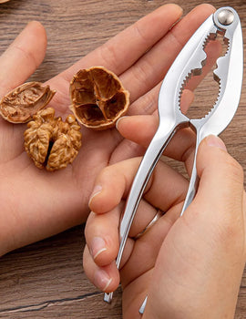 Metal Nut Cracker Walnut Opening Pliers Tools Sheller Clip Convenient To User for Outdoor Camping Pincers Kitchen Accessories
