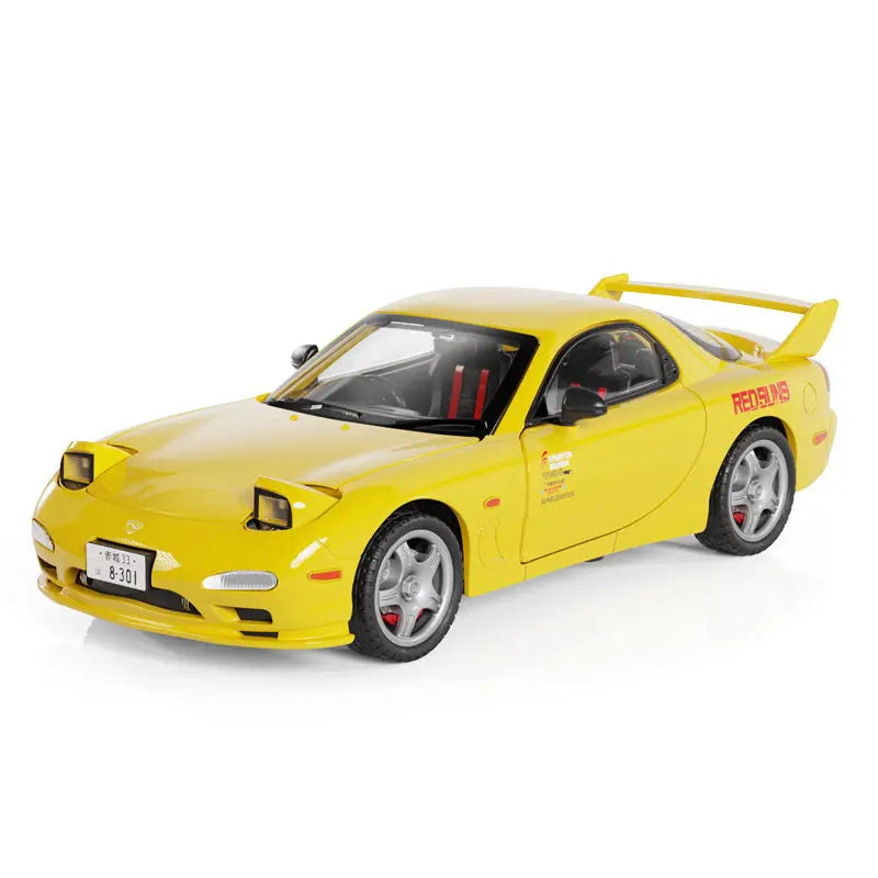 1 28 Scale Mazda RX7 FD Diecast Pull Back Model Car with Sound and Light