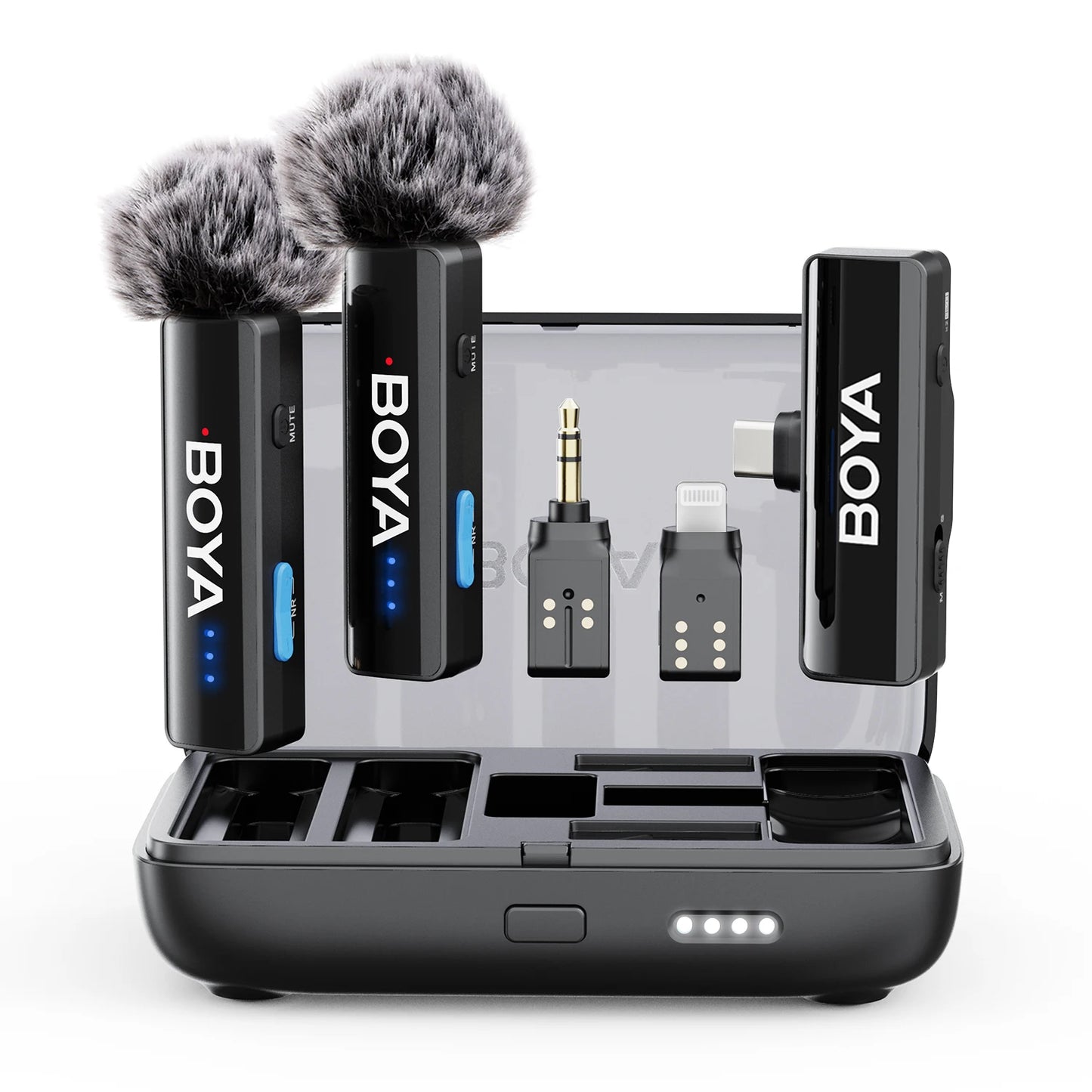 LINK 2 Wireless Lavalier Microphone for iPhone Android DSLR Cameras Smartphone Gaming Youtube Video Recording Streaming
