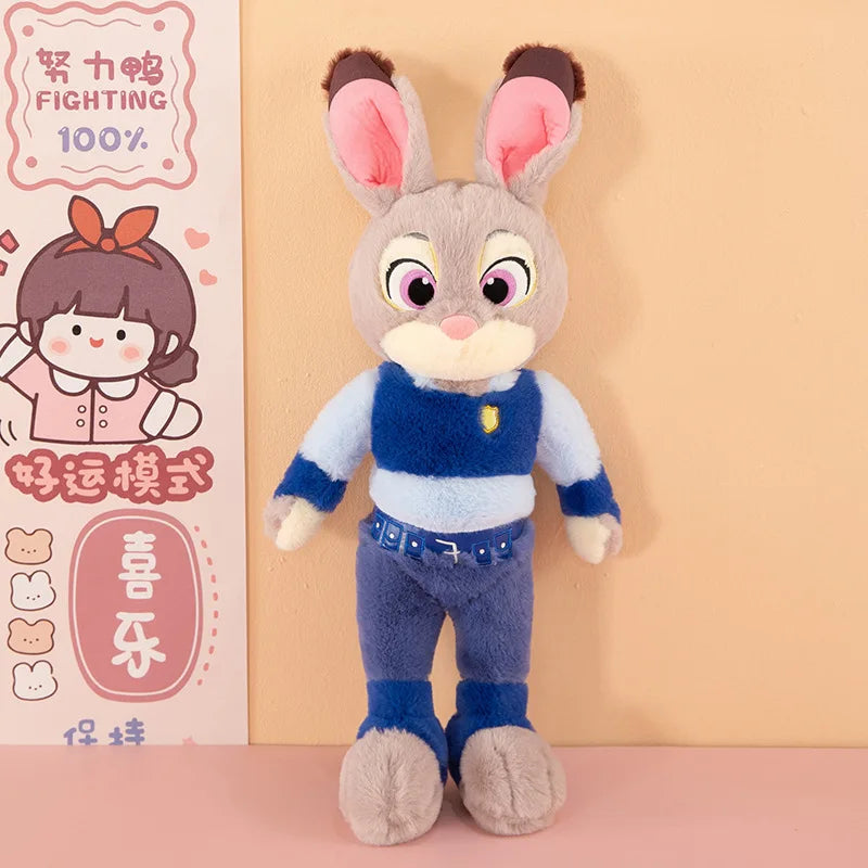 Kawaii Judy Hopps Plush Toy Nick Wilde Stuffed Doll From Zootopia Cute Rabbit Fox Doll Kids Birthday Xmas Gift for Children