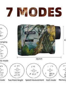 Hunting Laser Rangefinder 1000 Yards with Rechargeable Battery Hunting Range Finder with Target Acquisition Technology E