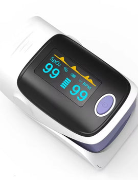 Finger Pulse Oximeter OLED Blood Oxygen Saturation Heart Rate Monitor Oxymeters Medical With Respiratory Digital Oximeter