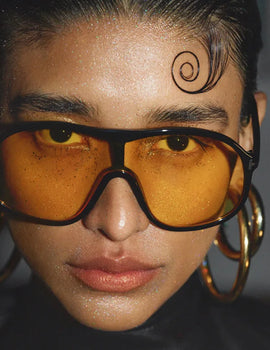 Retro Sunglasses T-Piece Large Frame Sun Glasses Trend Man Toad Eyewear Outdoor Fashion Sunscreen Eyeglasses UV400