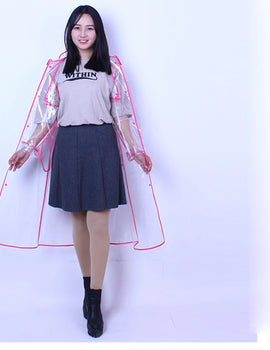 Clear Raincoat Women Trench Coat Bicycle Raincape Regenjas Rain Jacket for Woman Rainwear Tour Single-person