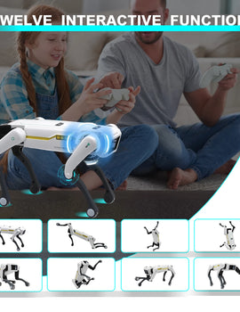 Intelligent AI RC Robot Dog Voice Dialogue APP Remote Control Programming Singing Dancing Machine Dog Toys