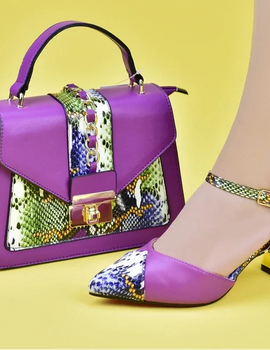 Italian Shoe and Bag Set for Party In Women Luxury Shoes Women Designers Nigerian Women Party Pumps High Heels Ladies