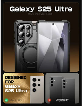 For Samsung Galaxy S25 Ultra Case 6.9" 2025 SUPCASE UB Grip Anti-Scratch Heavy Duty Rugged Phone Case with Kickstand