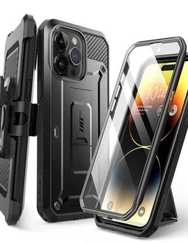 For iPhone 15 Pro Case 6.1" (2023 Release) UB Pro Full-Body Rugged Heavy Duty Rugged Case with Built-in Screen Protector
