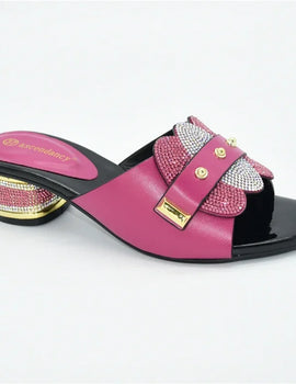 Slingback Heel for Women Italian Designers Women Shoes Decorated with Rhinestone Wedding Shoes Bride