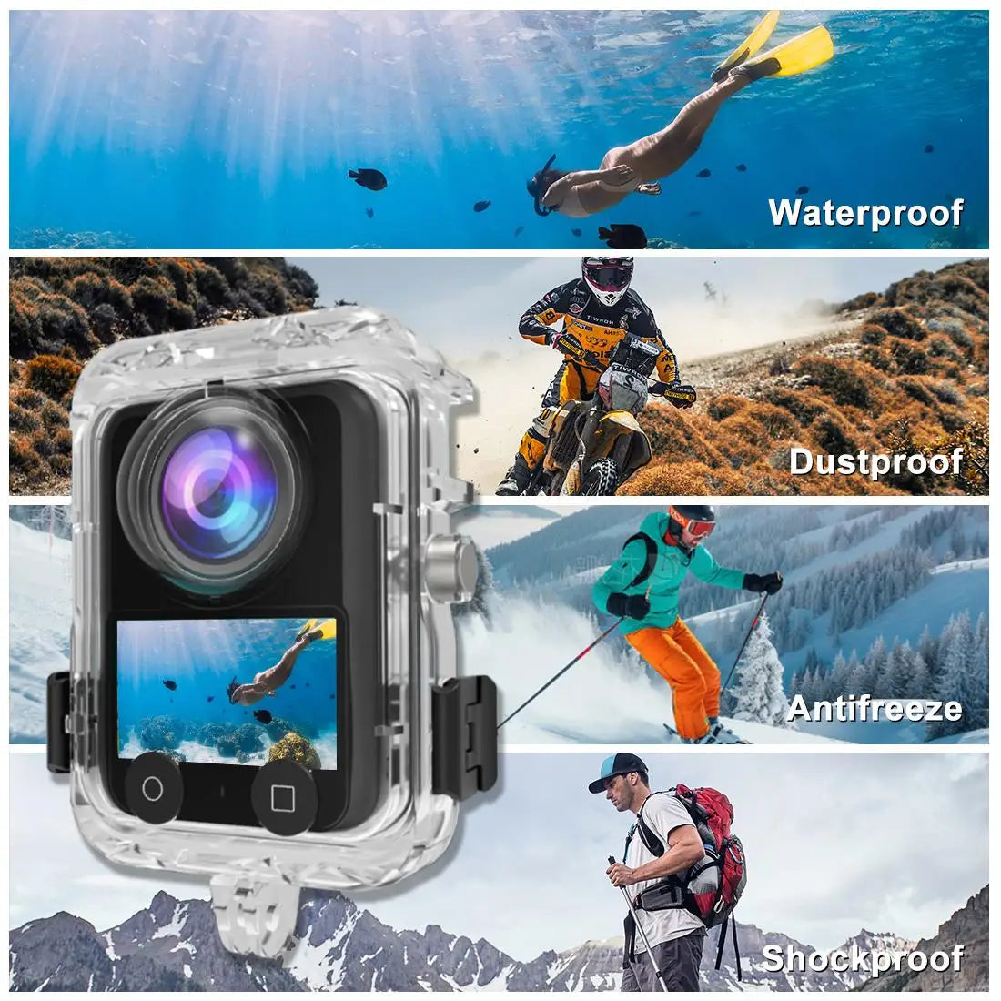 40 Metre Waterproof Diving Housing Case for DJI Osmo 360 and Osmo 360 II