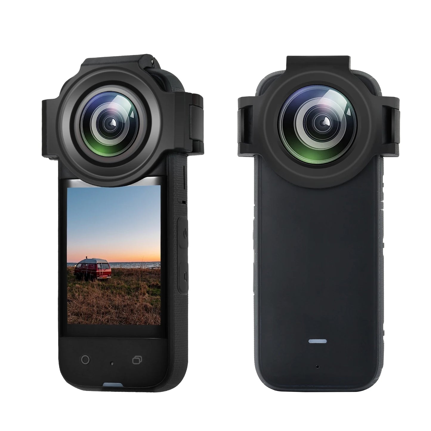 Optical Glass Lens Guard Protective Cover for Insta360 X3 Camera