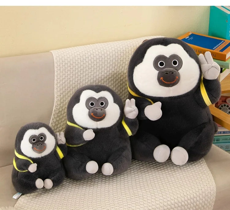 Ugly Cute Monkey Plush Stuffed Doll Banana Pillow Toy
