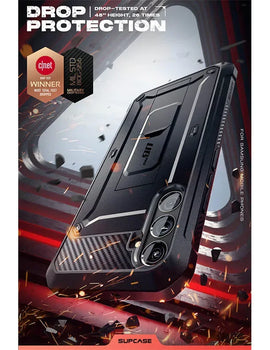 For Samsung Galaxy S24 FE Case (2024) UB Pro Heavy Duty Rugged Phone Case WITH Built-in Screen Protector & Kickstand