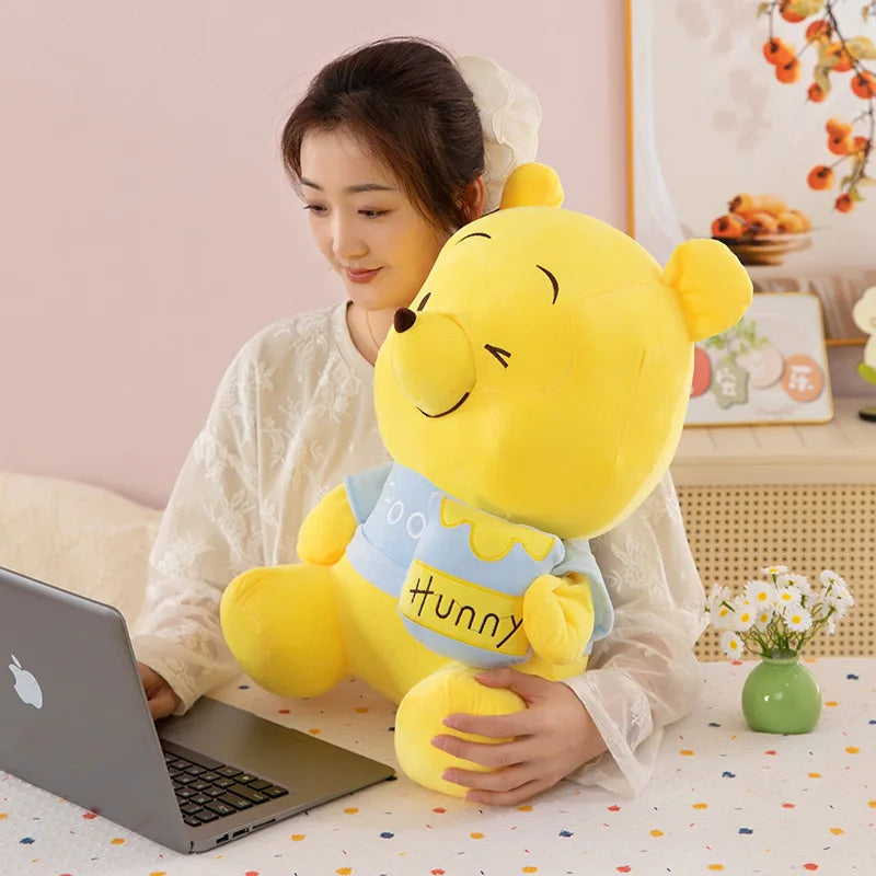 Winnie The Pooh Honey Jar Plush Toy Soft Stuffed Doll 35cm