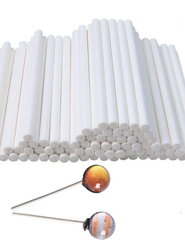 100Pcs Eco-friendly Solid Paper Lollipop Sticks Cake Pop Sucker Sticks For Chocolate Sugar Candy Lollypop DIY Mold 10/15cm 10PCS