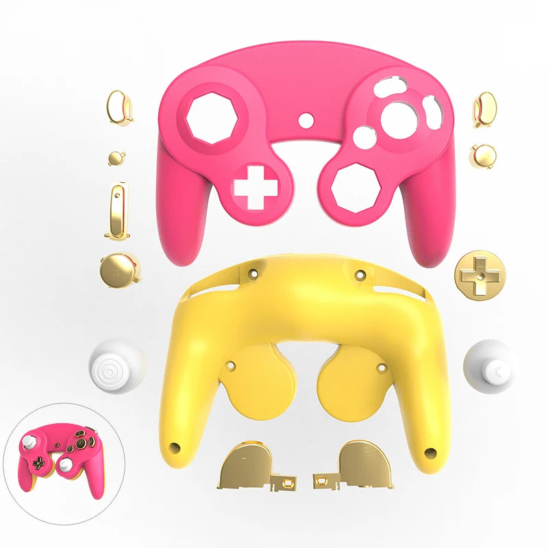 Replacement Shell & Buttons for GameCube Controller – Custom DIY Housing Case, Multiple Colors