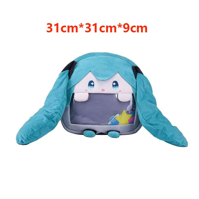Hatsune Miku Plush Backpack Soft Cartoon Shoulder Bag