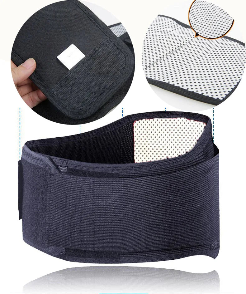 Tourmaline Self-heating Back Posture Corrector Brace Support Belt Band Self Heating Lower Back Supports Therapy Lumbar
