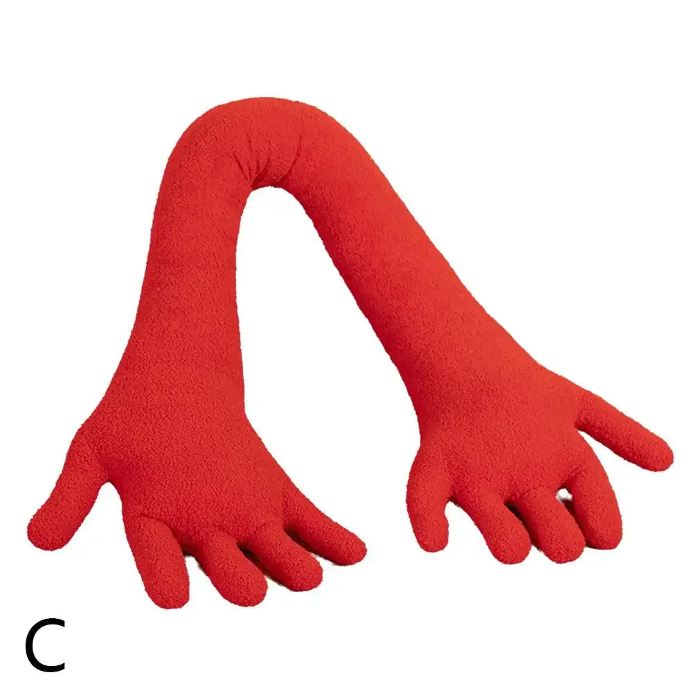 Creative Hand Shape Plush Pillow Soft Long Arm Sofa Palm Home Throw Office Pillow Funny Nap Stuffed Toy Pillows Color D P2Q8