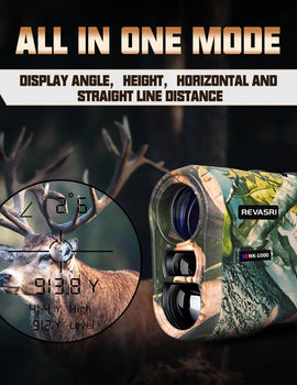 Laser Rangefinder 1000M Hunting Range Finder with Rechargeable Battery Outdoor Target Acquisition Technology Monoculars