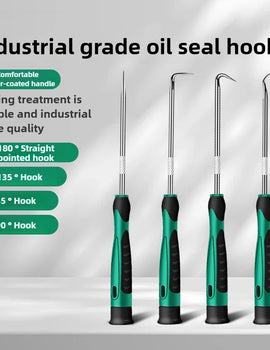 Car Auto Vehicle Oil Seal Screwdrivers Set O-Ring Seal Gasket Puller Remover Pick Hooks Tools Sealing Repair Tools 16cm 4Pcs