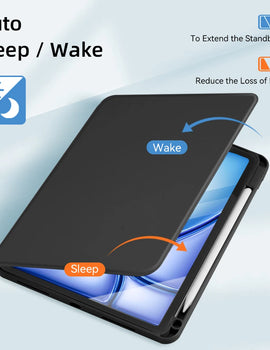 360° Rotation iPad Case for 2024 Air 11 13 M2 Pro 11 13 M4 Air 4 5 10.9 iPad 7/8/9th 10.2 10th Gen Pro 11 Pro 12.9 Mini 6 Cover