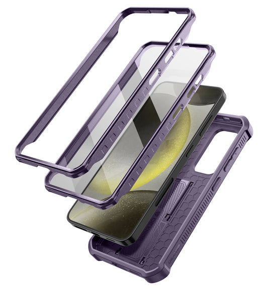 For Samsung Galaxy S24/S24+ Plus/S24 Ultra Case Full Body Shockproof Camera Cover & Built-in Screen Protector Kickstand