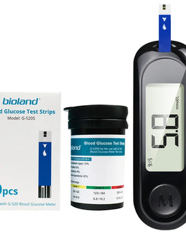 Blood Glucose Meter with Test Strips Diabetes Glucometer kit Blood Sugar Monitor for Diabetic Medical DiabetesTester