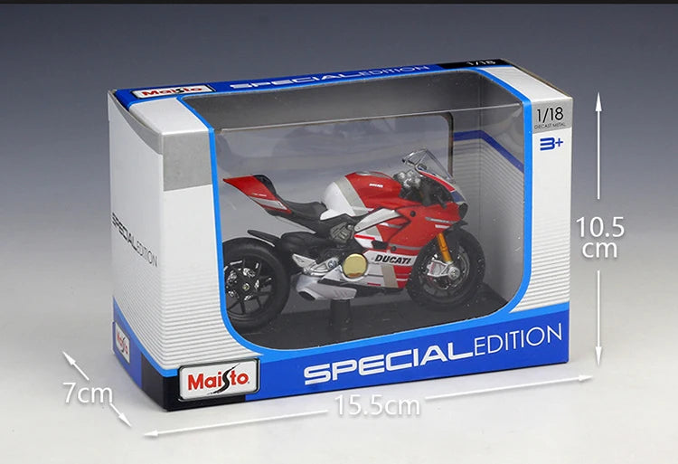 1 18 Scale Ducati Panigale V4S Corse Diecast Motorcycle Model