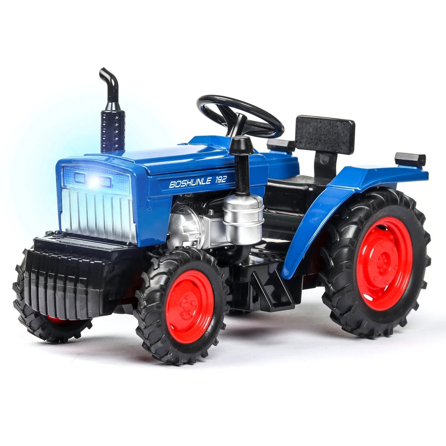1/32 Scale farm Tractor Alloy Toy Model Car Diecast with Light Music Rubber Tires Tractors Vehicles
