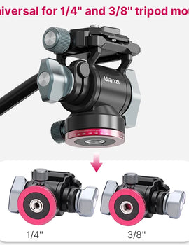 Panoramic Tripod Head Hydraulic Fluid Video Head For Tripod Monopod Camera Holder Stand Mobile SLR DSLR Camera