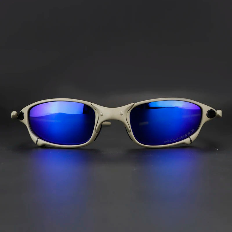 Polarized Metal Cycling Sunglasses UV400 Outdoor Riding Eyewear