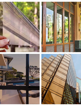 Wide 70/80/90 Cm Mirror Sunscreen Window Tint, Sun Blocking Heat Blocking, Silver Vinyl Roll Stickers, Solar Window Films