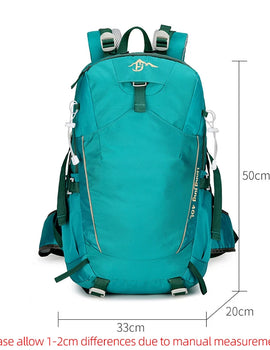 40L Climbing Backpack Waterproof Hiking Bag Multi-Functional Camping Rucksack Outdoor Sports Bags Large Capacity Travel Daypack