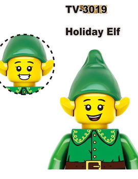 Christmas Gift Elf Santa Claus Building Blocks Mini Action Figure Toys