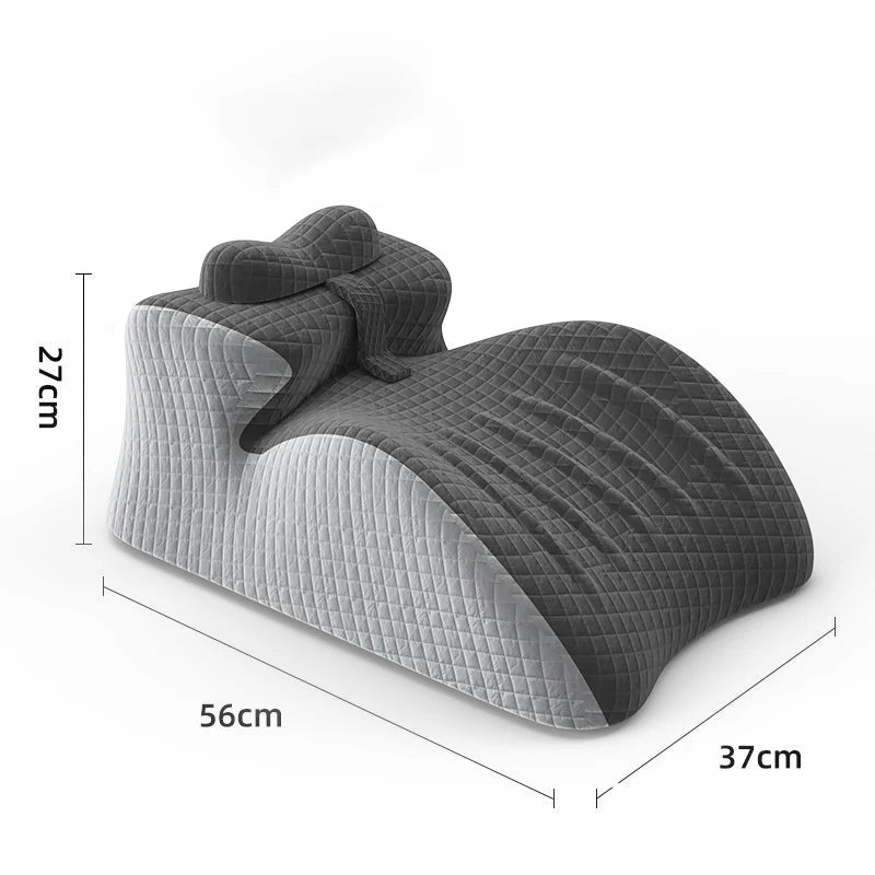 Ergonomic Wedge Prone Pillow,Multi-Functional Bed Pillow,Reading Pillow,Ideal for Bed Breaks,Massage,Reading,Back Support