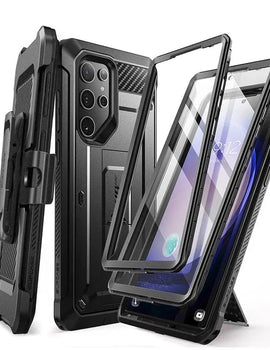 For Samsung Galaxy S24 Ultra Case 2024 UB Pro Full-Body Dual Layer Rugged Belt-Clip Case with Built-in Screen Protector