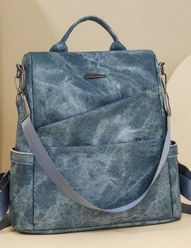 Leather Backpacks Casual Knapsack Large Capacity Packs School Backpack For College Students Travel Bags