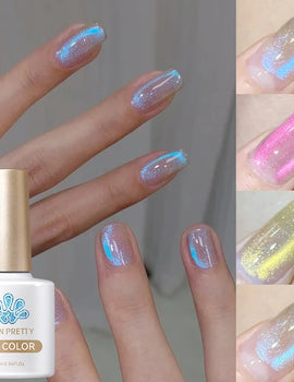 10ml Auroras Cat Gel Tears of Angels Crystal Shining Like A Fairy Tale Soak Off UV Gel Nail Art Varnish