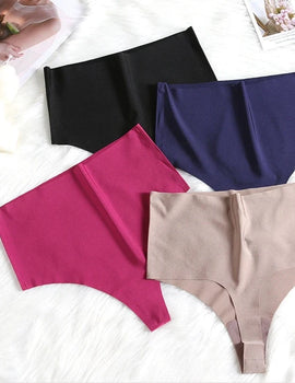 High Rise Seamless Underwear Women's Panties M-XXL Plus Large Size Panties Lingerie