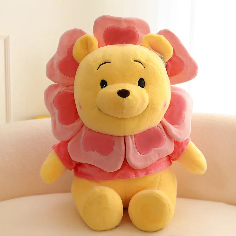 Sunflower Fairy Strawberry Bear Plush Stuffed Doll Toy