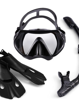 Swimming Flippers Diving Fins Snorkeling Goggles Dive Snorkel Equipment Scuba Diving Swimming Fins Set Adult Flippers Underwater
