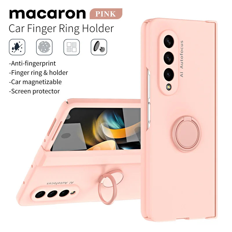Car Mounted Bracket Phone Case For Samsung Z Fold 2 3 4 5 Anti Fall All Inclusive Phone Protection Case